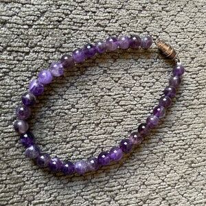 Amethyst bracelet